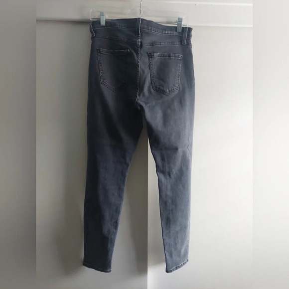 Current/Elliott "Everett" high waisted stiletto Jeans Faded Black/Gray Size 28 - Picture 8 of 8